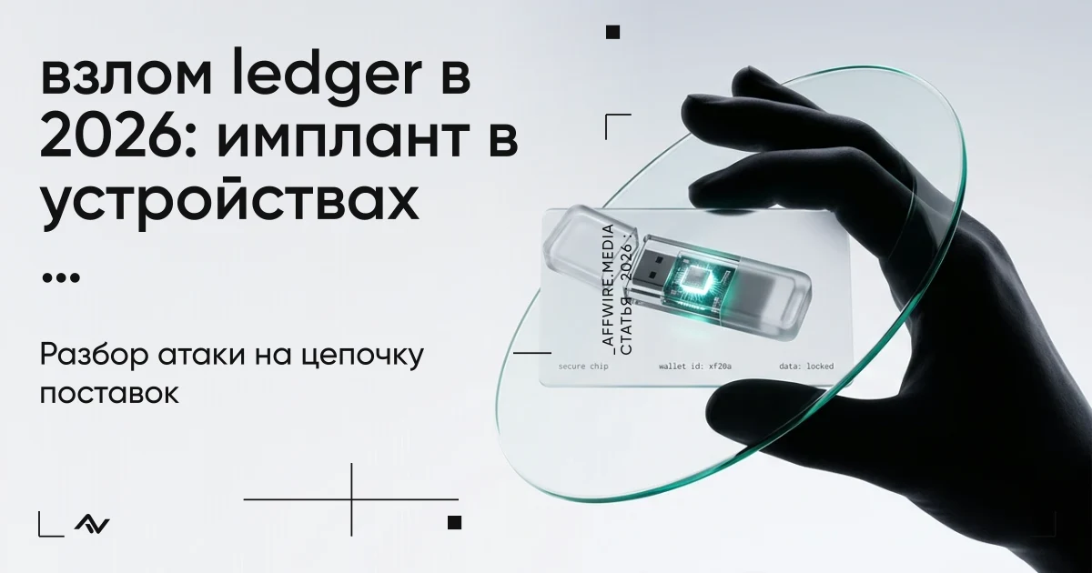Взлом Ledger в 2026: имплант в устройствах реселлера считал seed-фразы и передавал их по LTE